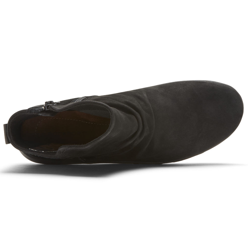 Rockport Kängor Dam Svarta - Cobb Hill Amalie Waterproof Ghillie - DHUBE8062